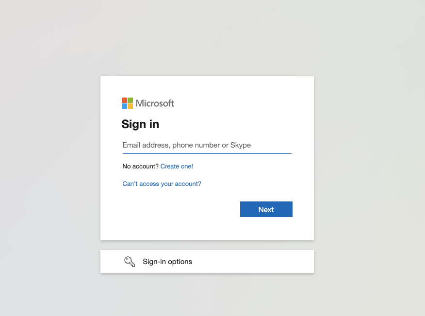 Azure AD Login